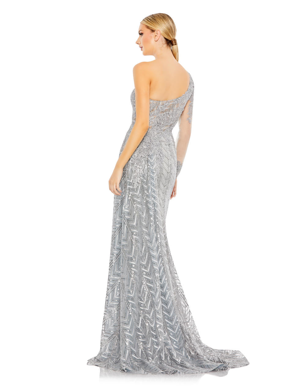 MD-20401 Long Gown-Grey