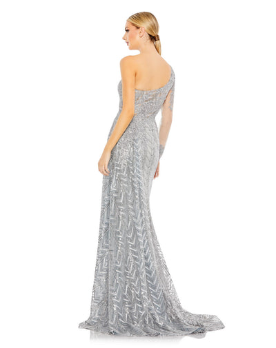 MD-20401 Long Gown-Grey