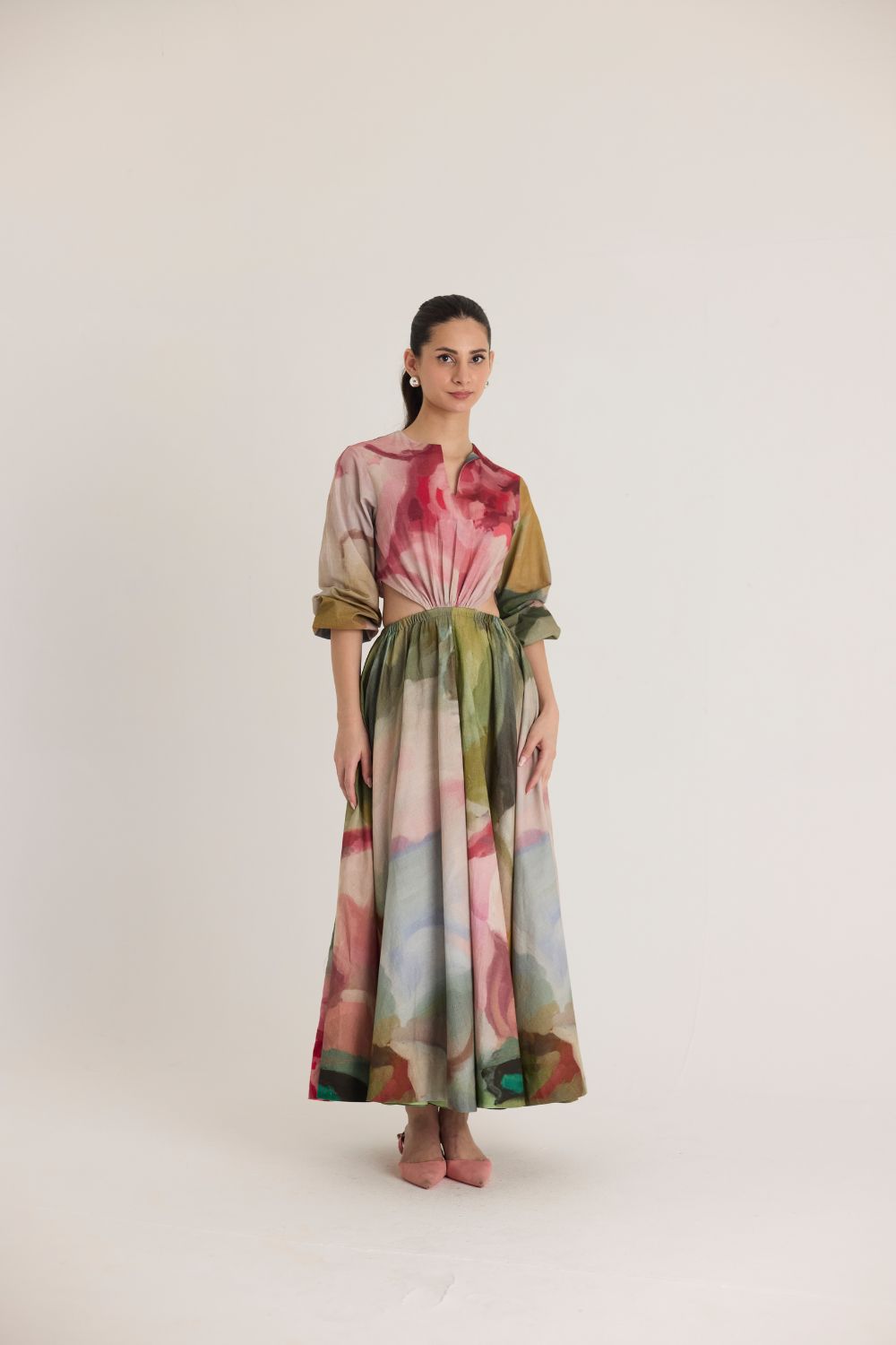 TILLY BOTH SIDE CUT DRESS