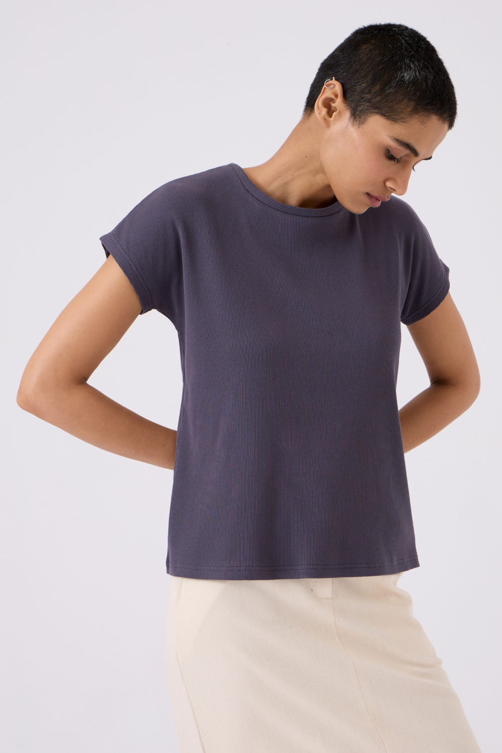 Heather Organic Cotton T- Shirt