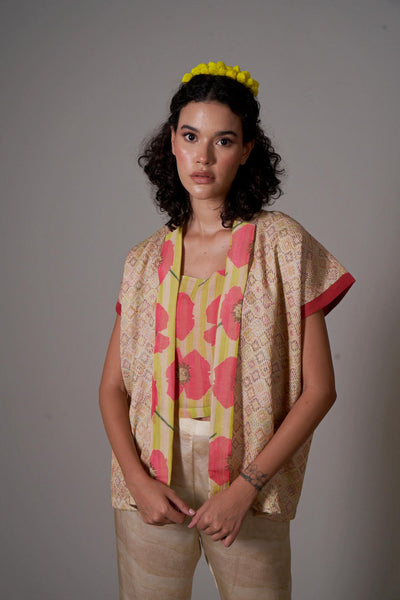 Yumika_PP silk and mul cotton silk kurta set