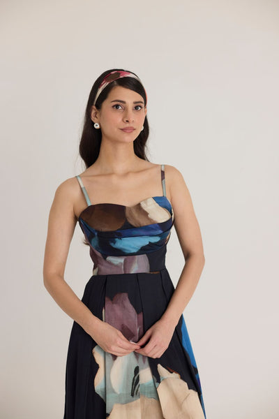 ROCCO  COWL BRALETTE DRESS
