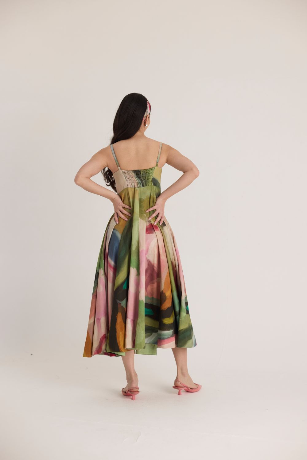 TILLY FLARED BRALETTE DRESS