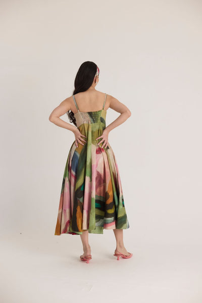 TILLY FLARED BRALETTE DRESS