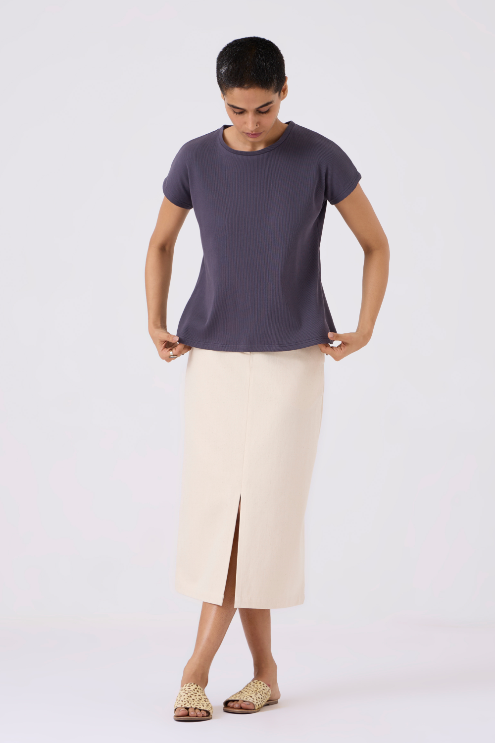 Heather Organic Cotton T- Shirt