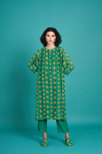 Bela mul cotton silk kurta set