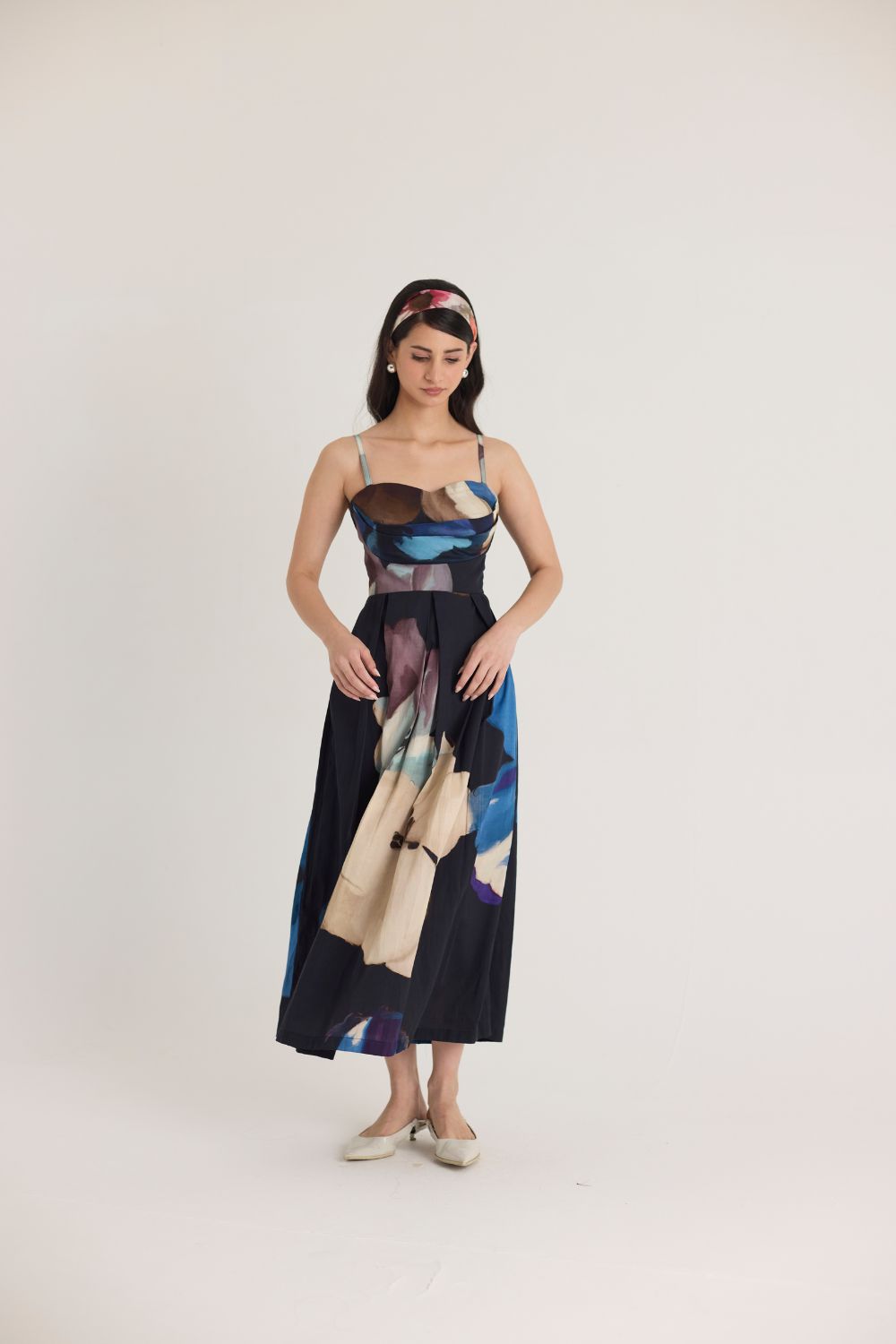 ROCCO  COWL BRALETTE DRESS