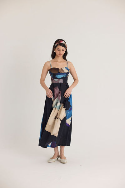 ROCCO  COWL BRALETTE DRESS