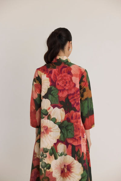 SCARLETT V NECK KURTA SET
