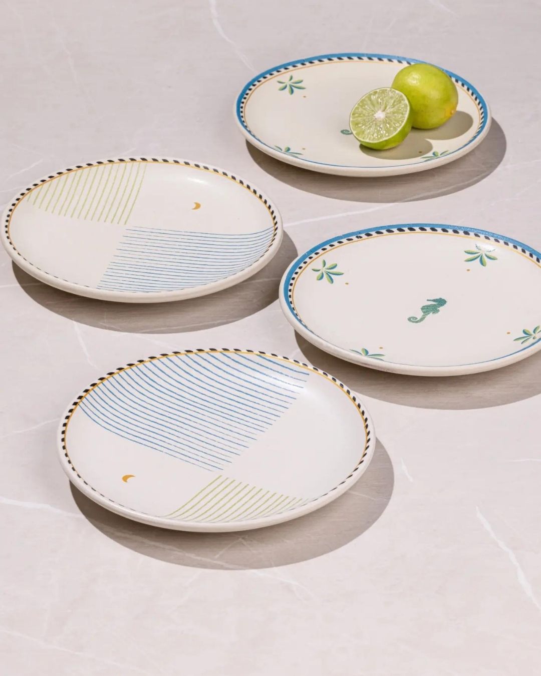 Mirissa Tapas Plates - set of 4