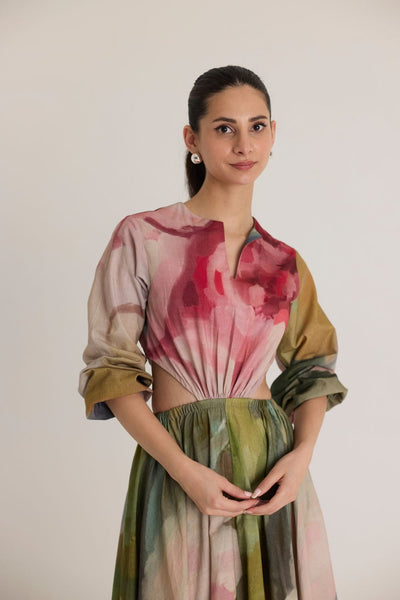 TILLY BOTH SIDE CUT DRESS