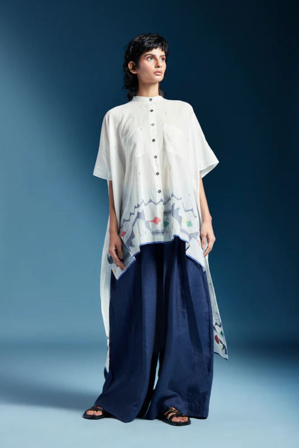 Nisa Shirt-White