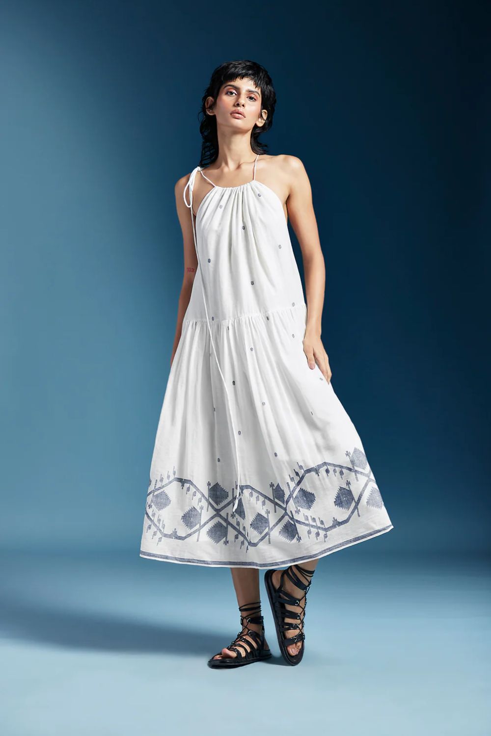 Tiffany Dress-White