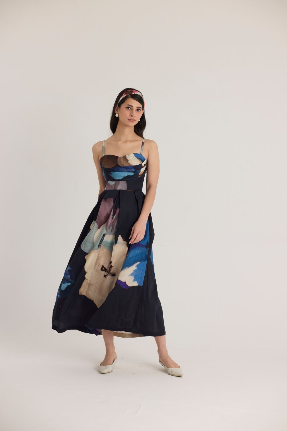 ROCCO  COWL BRALETTE DRESS