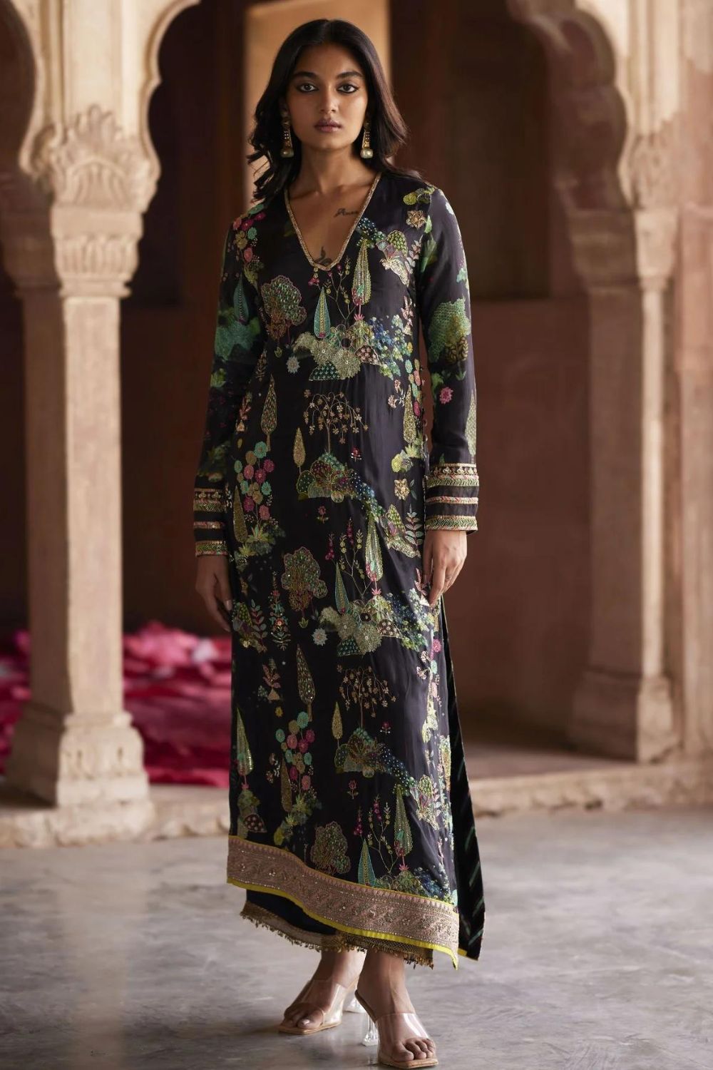 Nadira Black Kurta Set