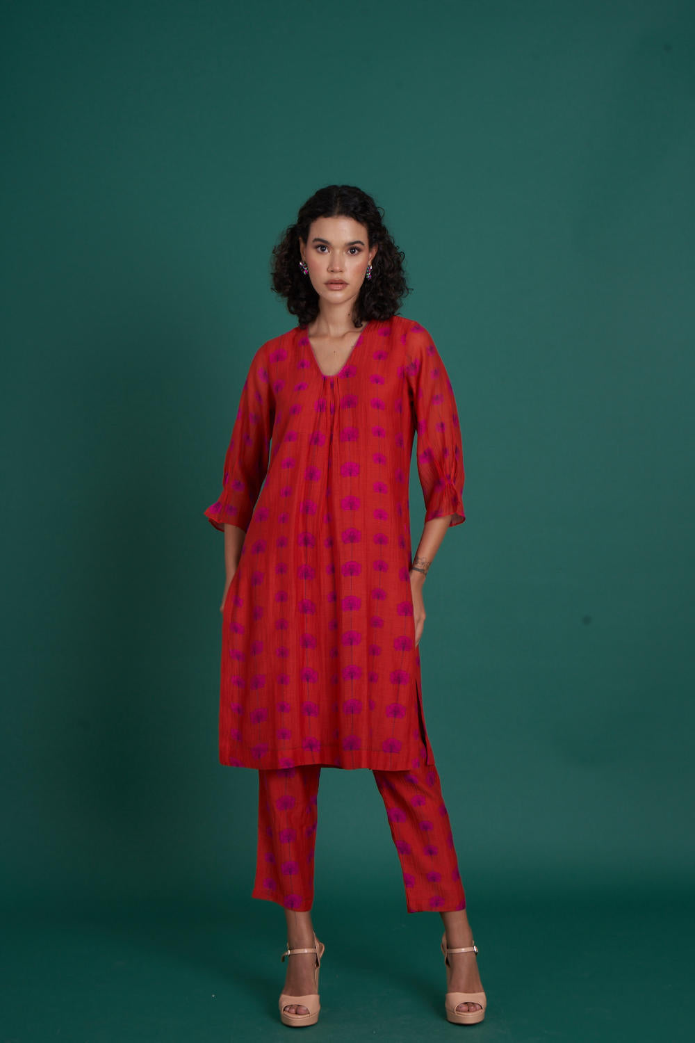 Juana mul cotton silk kurta set