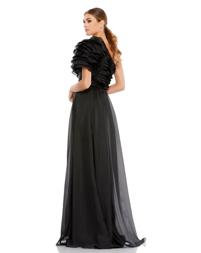 MD-26527 One Shoulder Gown-Black