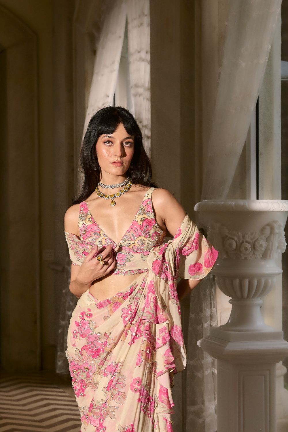 PH-2760 ELETTRA SAREE SET