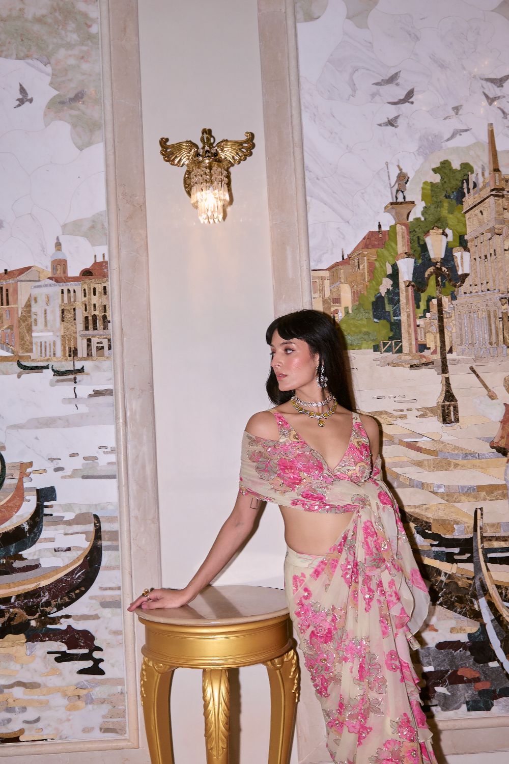 PH-2760 ELETTRA SAREE SET