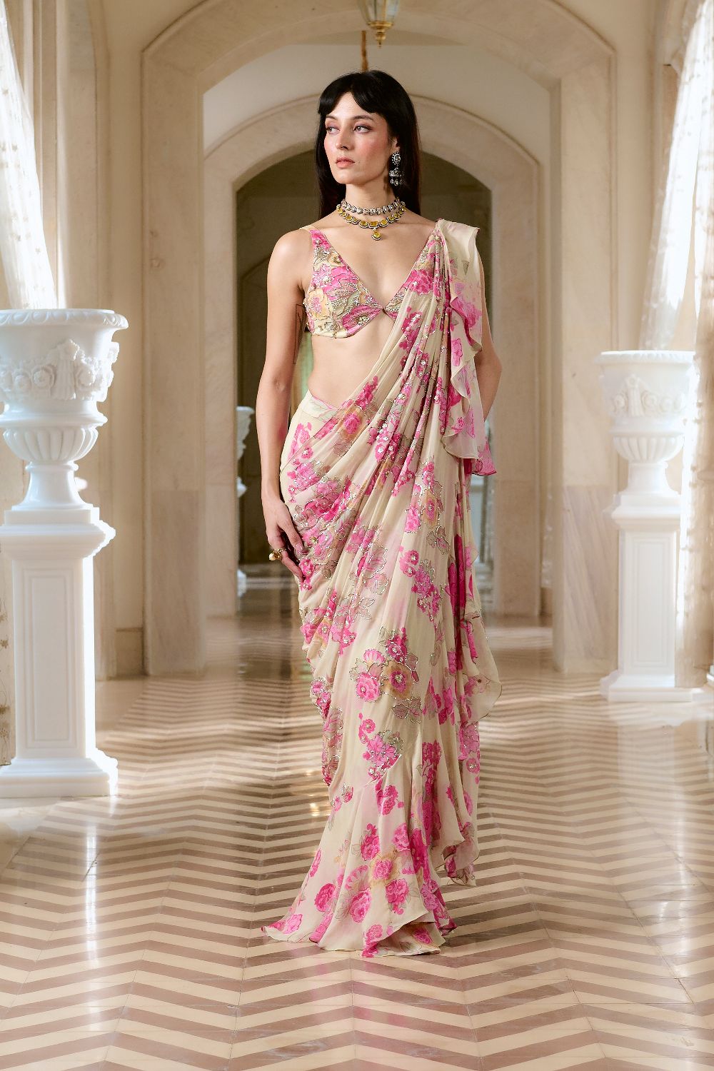 PH-2760 ELETTRA SAREE SET