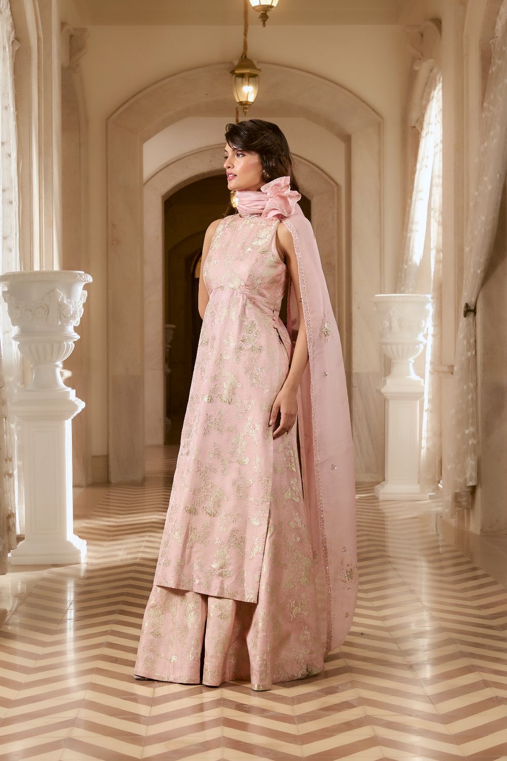 PH-2768 CHIARA KURTA SET – PINK