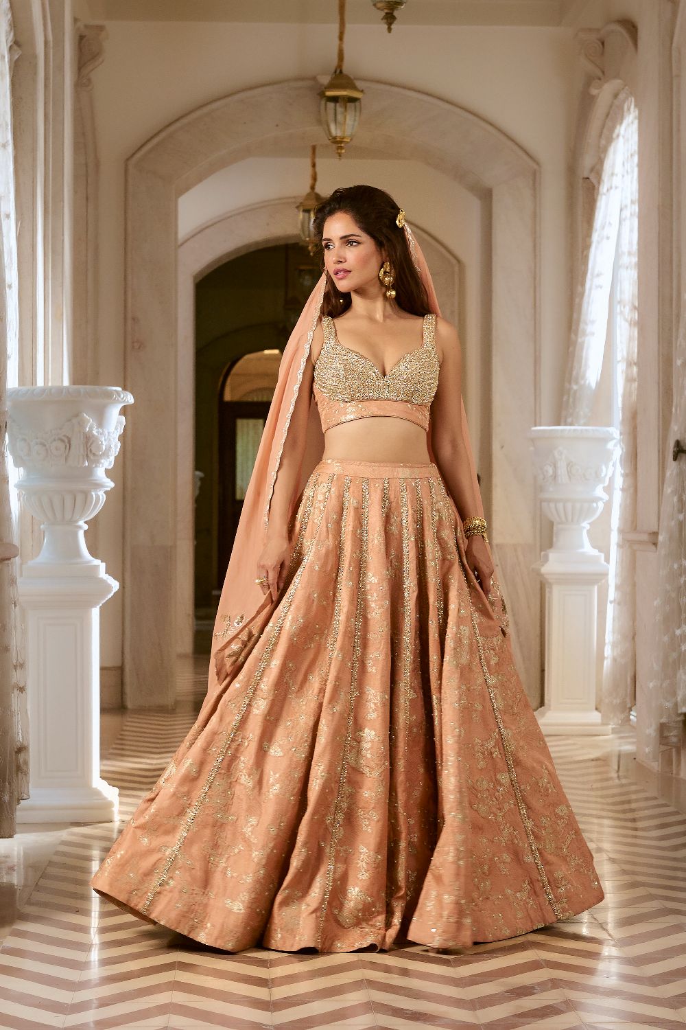 PH-2773 ADELE LEHENGA SET – ONION PINK