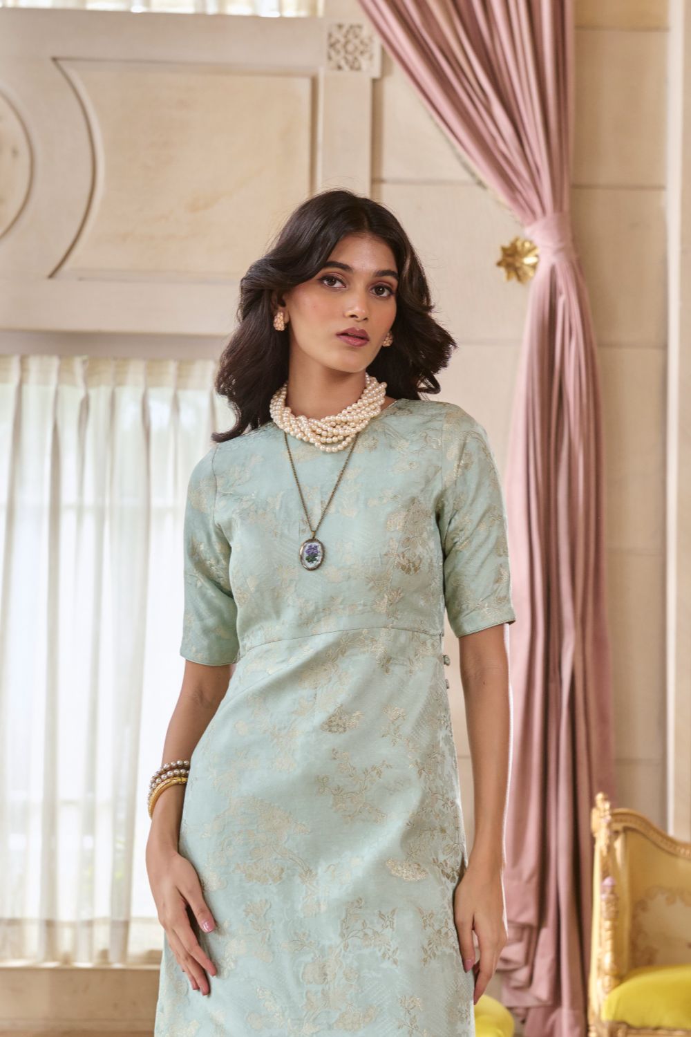 PH-2779 CHIARA KURTA SET – BLUE