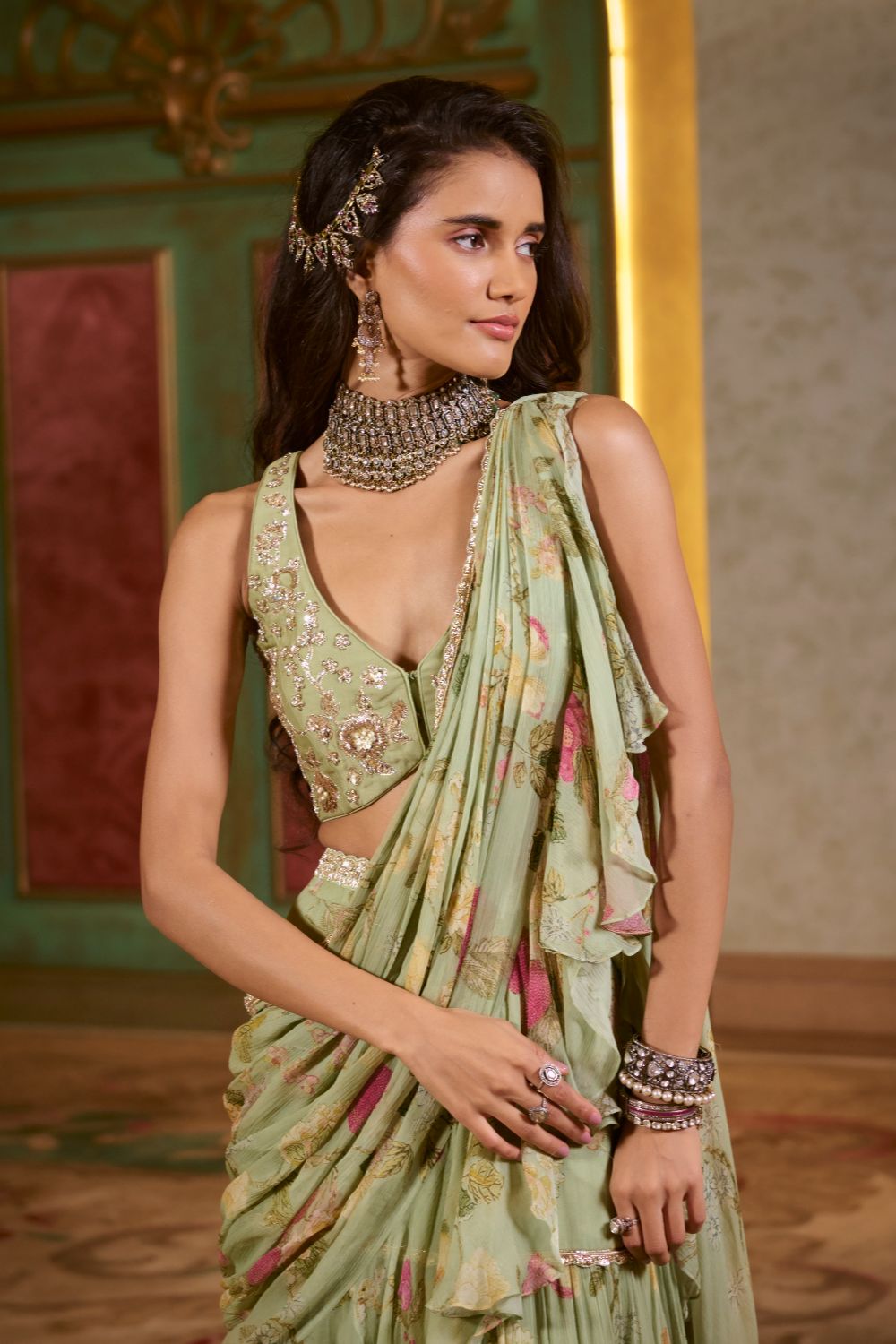 PH-2785 MISAKI SAREE SET