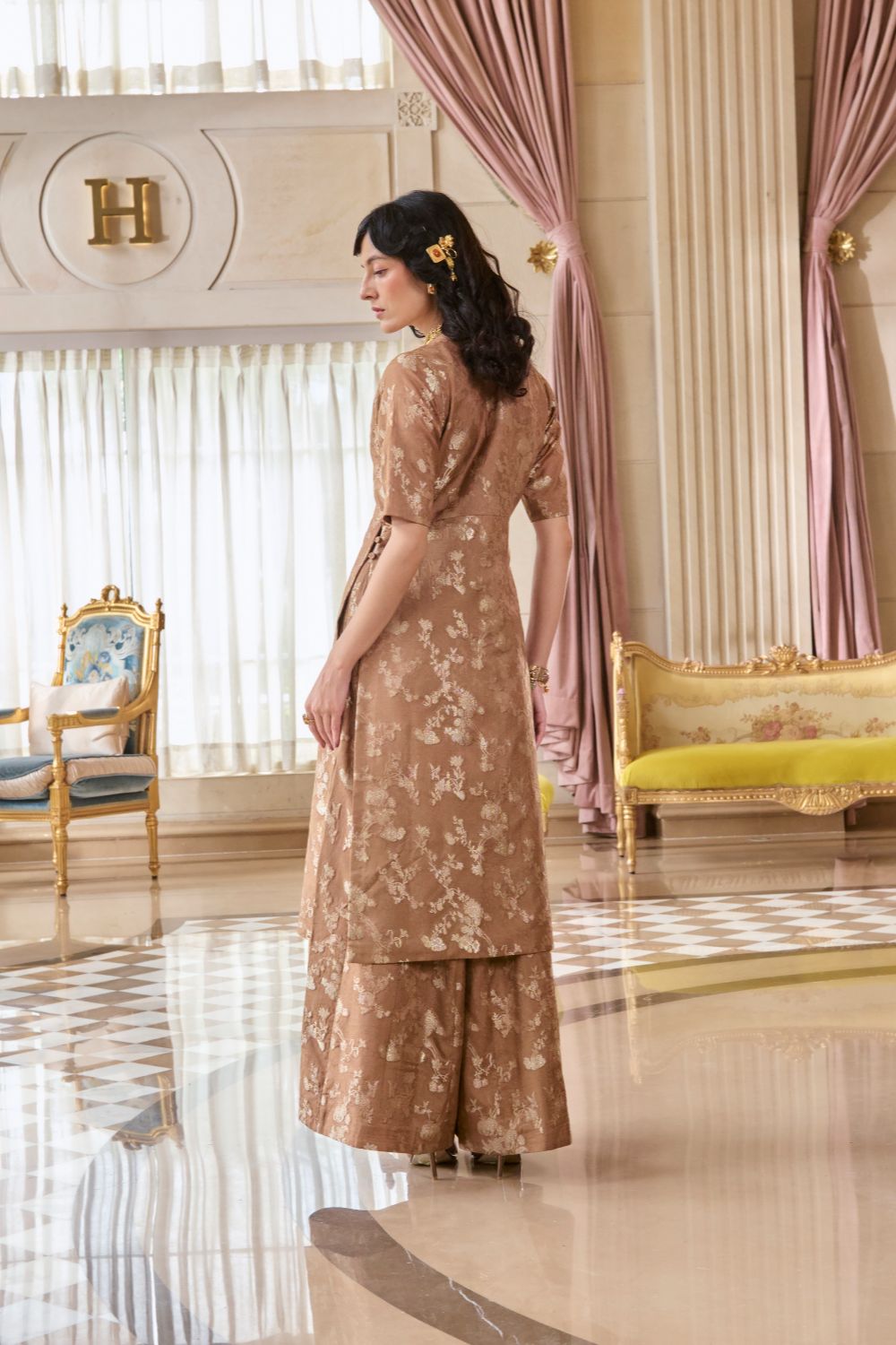 PH-2790 CHIARA KURTA SET – MOCHA
