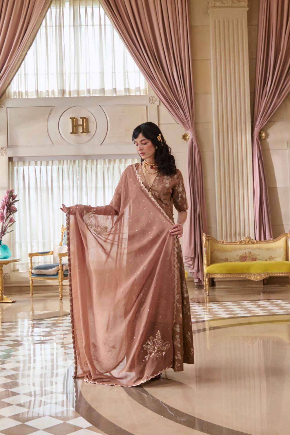 PH-2790 CHIARA KURTA SET – MOCHA