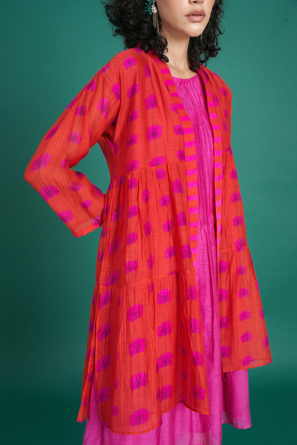 Zina mul cotton silk co-ord sets