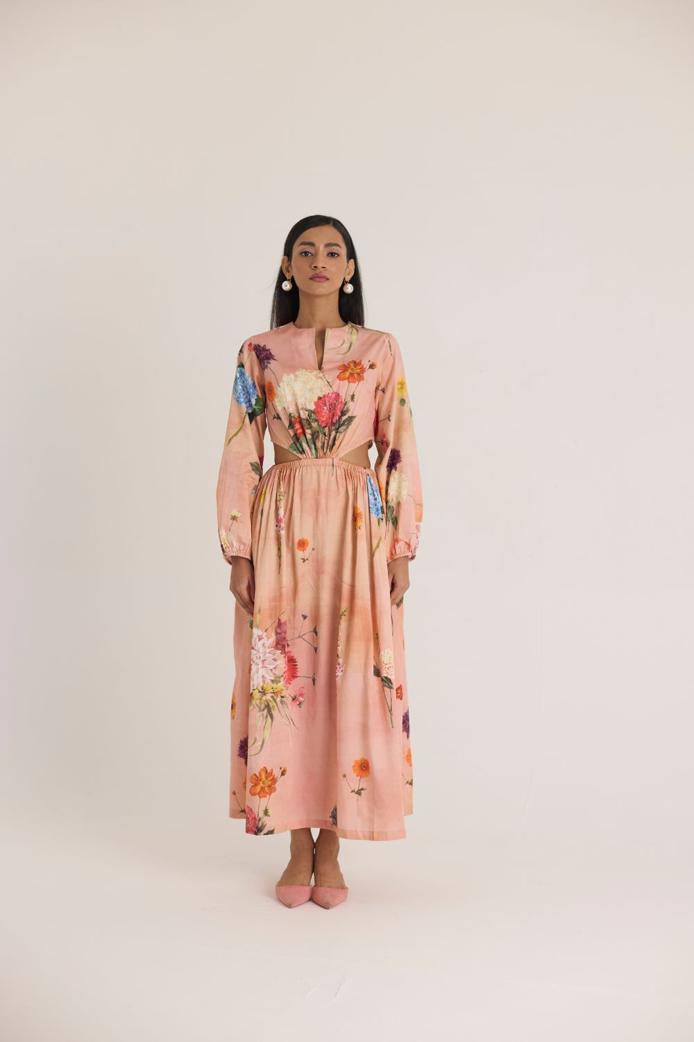 BUTTERCUP BOTH SIDE CUT DRESS