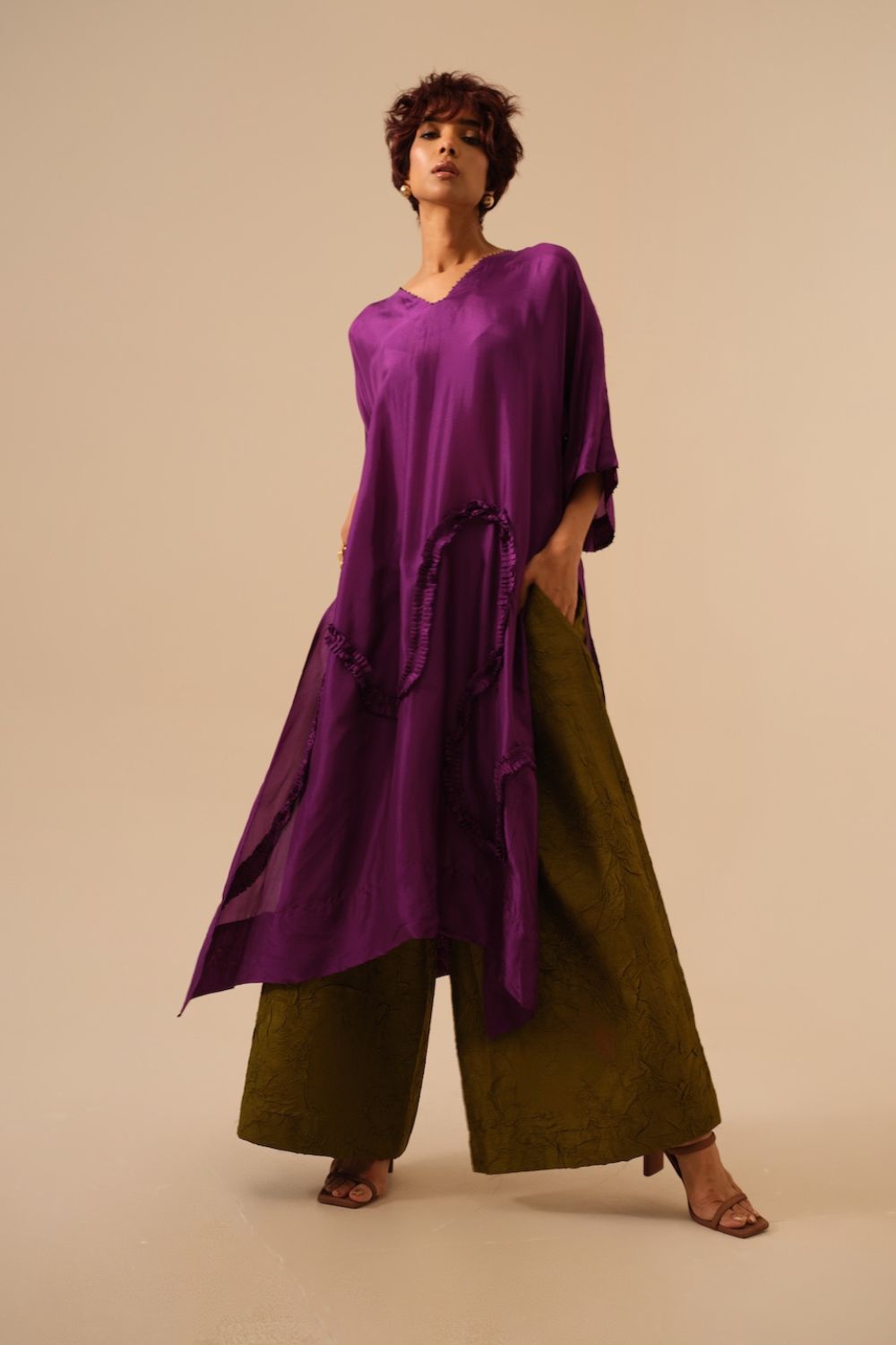 Flamingo Tunic-Aubergine