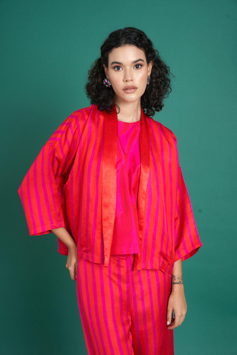 Natasha satin / silk co-ord set