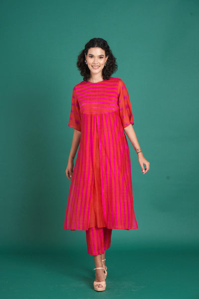 Abeer mul cotton silk kurta set