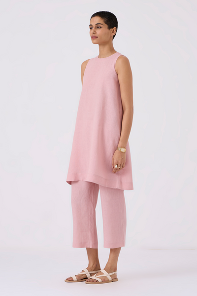 Nailah Linen Rose Pink Co-ord Set