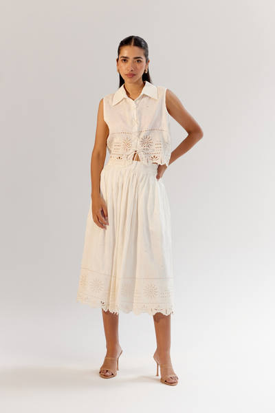 Freya Skirt - White