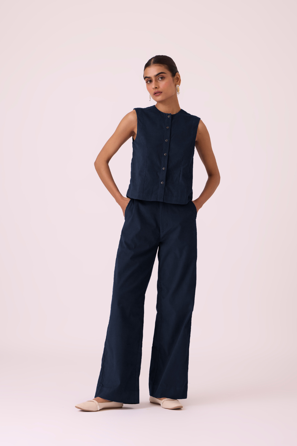 Hatchi Blue Corduroy Pants