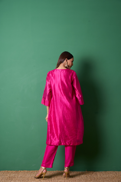 Delight Kurta Set - Red