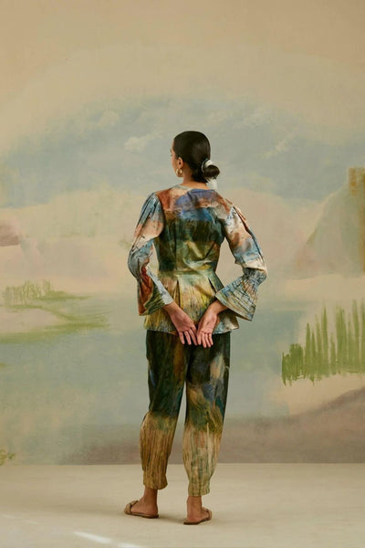 Pleat Pant - Valley