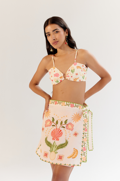 Wrap Me Round Skirt - Seashell (Ecru)
