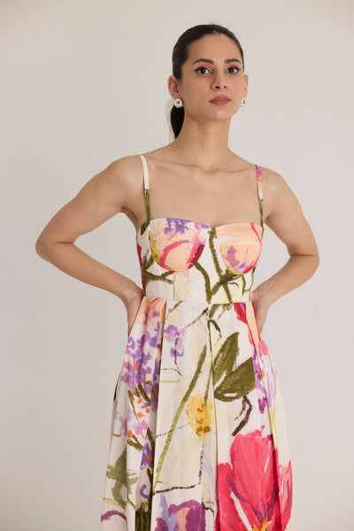 DOLLY WHITE BRALETTE DRESS