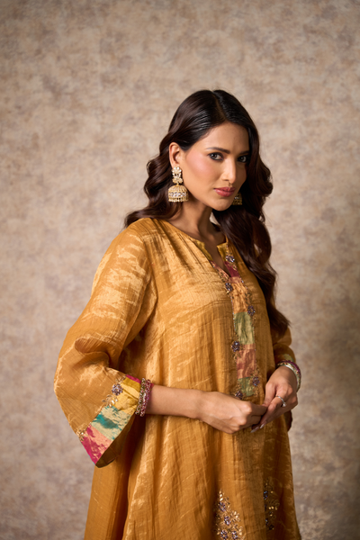 Zing Kurta Set - Ochre