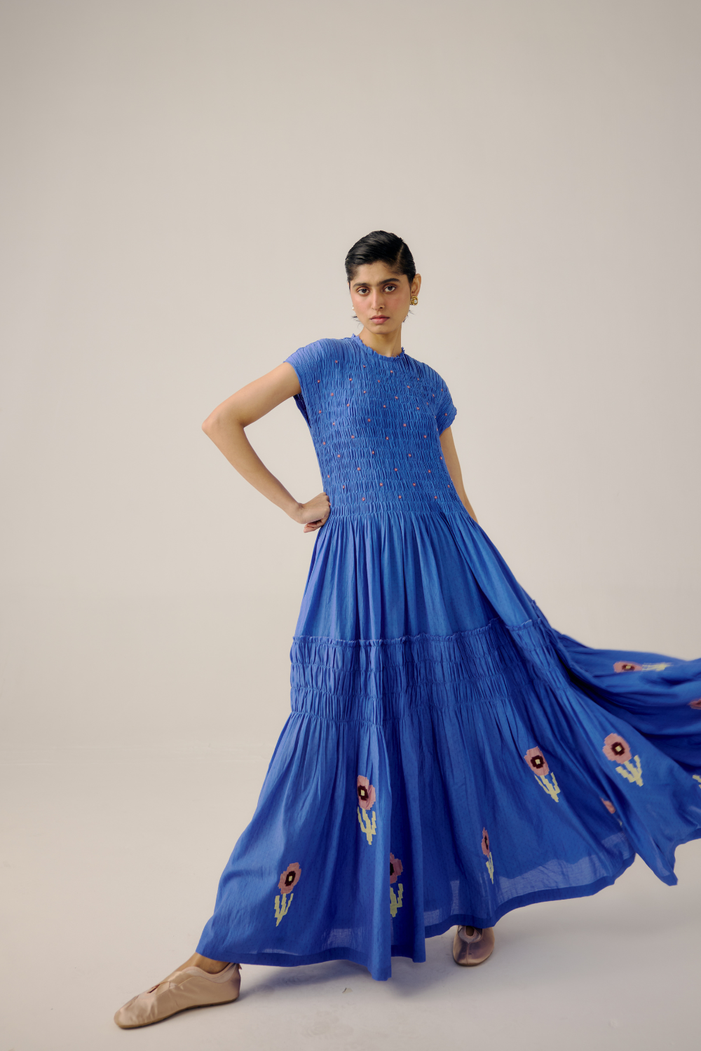 July Dress - Electric Blue