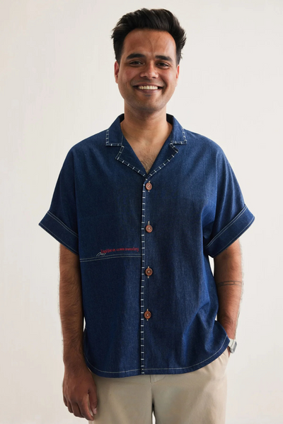 Ocean Morning Sustainable Denim Shirt