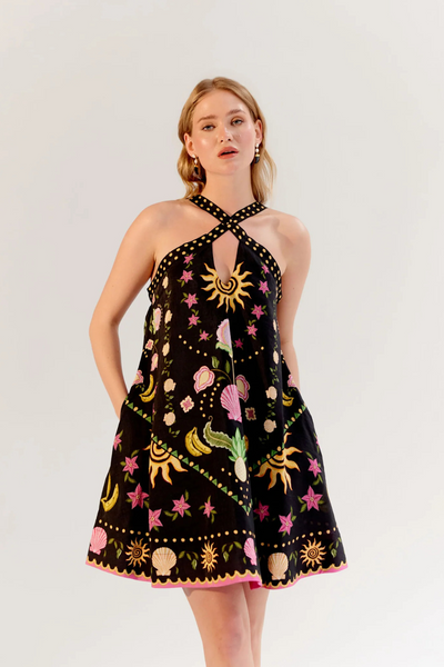 Aida Mini - Seashell (Black)