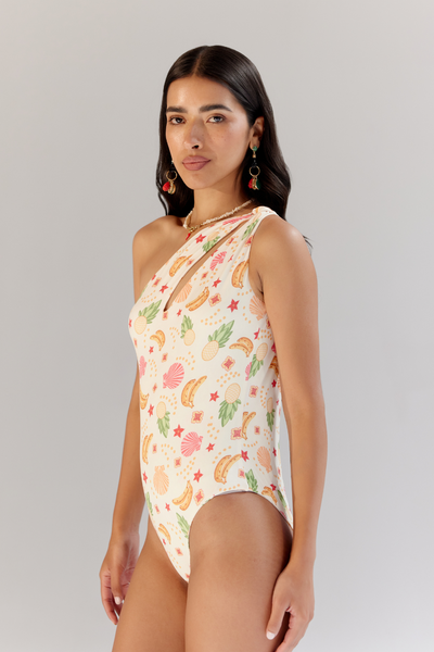 Gaia Swimsuit - Seashell (Ecru)
