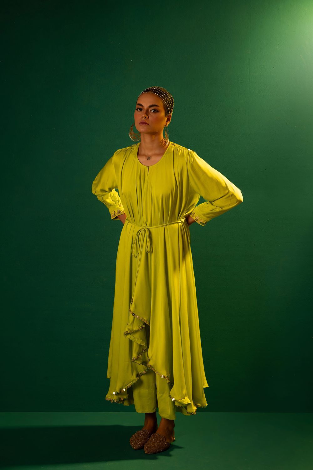 Chamakeen Anti Fit Kurta with oversized pant
