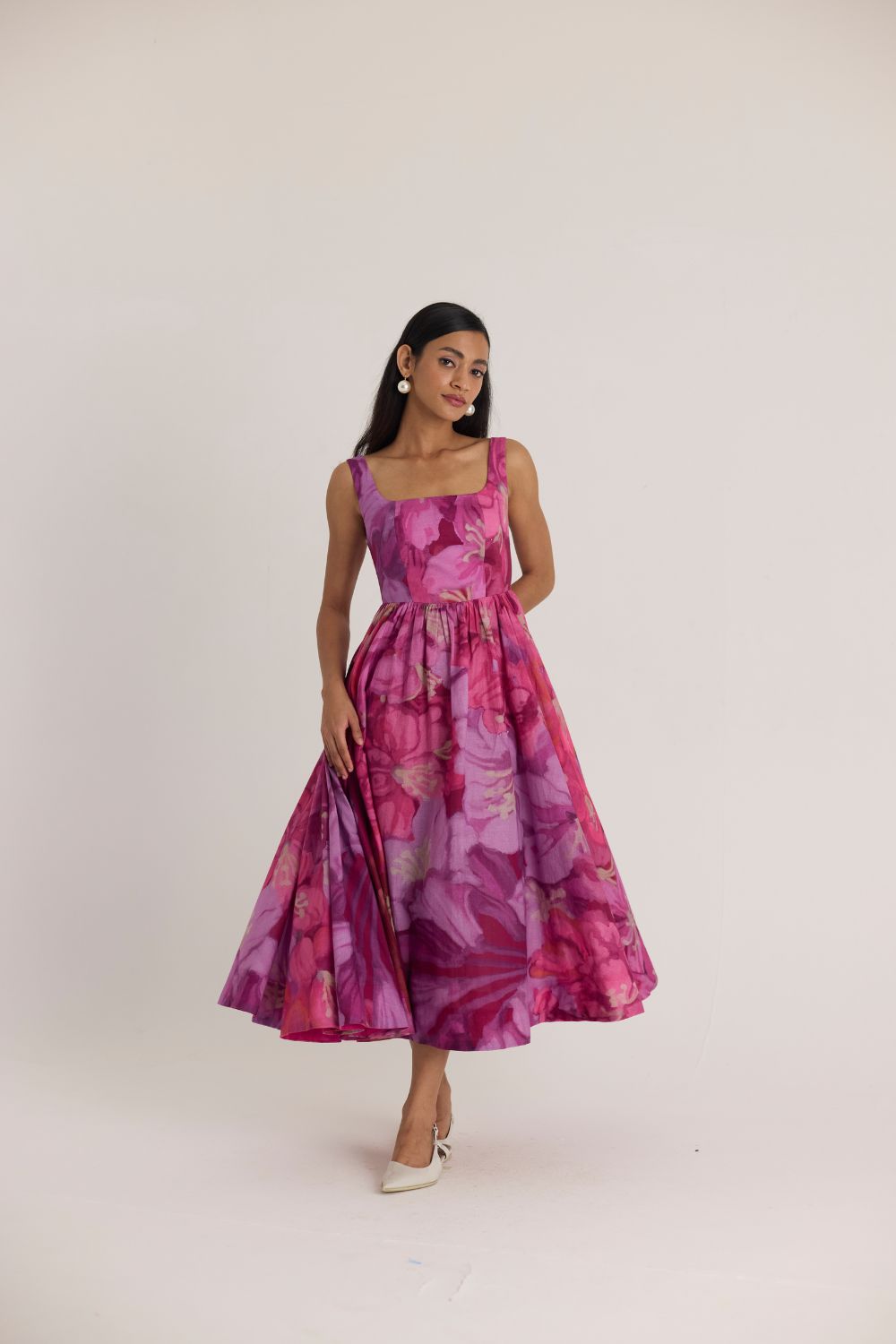 VIOLET CHERRY DRESS