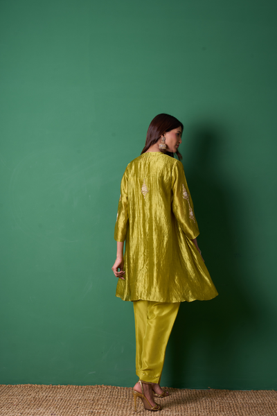 Paradise Kurta Set - Mehandi